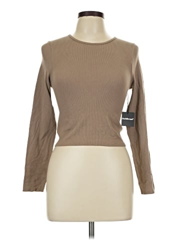 Charlotte Russe Long Sleeve T-Shirt (view 1)