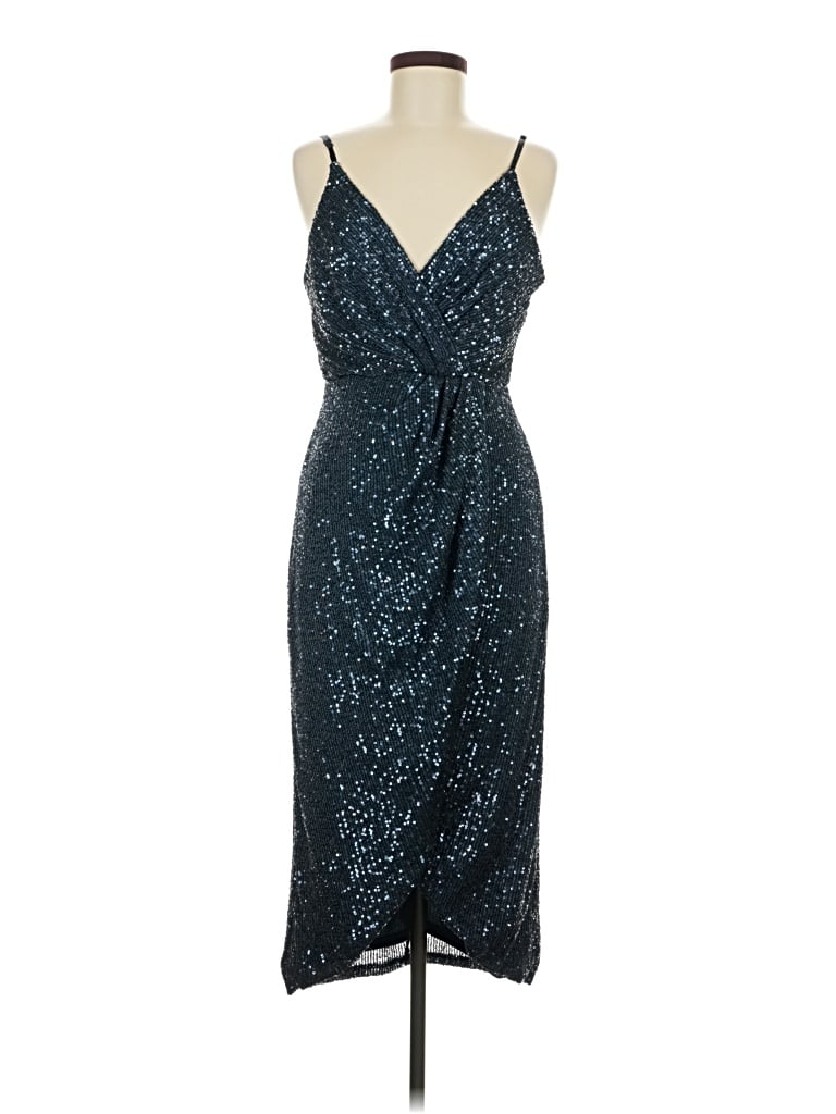 Pre-owned Blue Rain Cocktail Dress In Blue