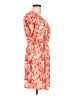 West Loop Print Orange Casual Dress Size L - photo 4
