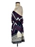 Express Outlet 100% Polyester Chevron-herringbone Blue Cocktail Dress Size S - photo 5