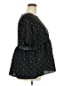 Atelier 100% Polyester Polka Dots Black Short Sleeve Blouse Size 2X (estimated) - photo 4