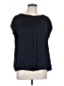 MNG Black Short Sleeve Blouse Size L - photo 1