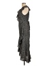 Max Studio Polka Dots Black Casual Dress Size L - photo 5
