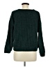 Express 100% Polyester Green Pullover Sweater Size M - photo 2
