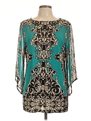 JM Collection 3/4 Sleeve Blouse (view 1)