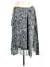 Ninety 100% Polyester Paisley Blue Gray Casual Skirt Size M - photo 2