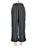 H&M 100% Polyester Stripes Black Casual Pants Size 8 - photo 2