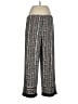 Susan Graver Print Gray Casual Pants Size M - photo 2