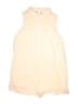Lalavon 100% Rayon Ivory Sleeveless Button-Down Shirt Size M - photo 1