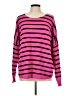 French Connection Stripes Pink Pullover Sweater Size L - photo 1