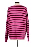 French Connection Stripes Pink Pullover Sweater Size L - photo 2