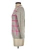 J.Crew 100% Cashmere Checkered-gingham Gray Cashmere Pullover Sweater Size S - photo 5