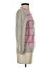 J.Crew 100% Cashmere Checkered-gingham Gray Cashmere Pullover Sweater Size S - photo 4