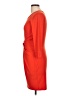 metaphor Solid Orange Cocktail Dress Size L - photo 5