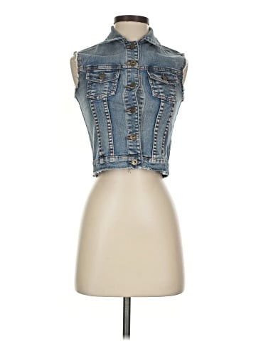 So Nikki... Denim Vest (view 1)