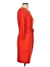 metaphor Solid Orange Cocktail Dress Size L - photo 4