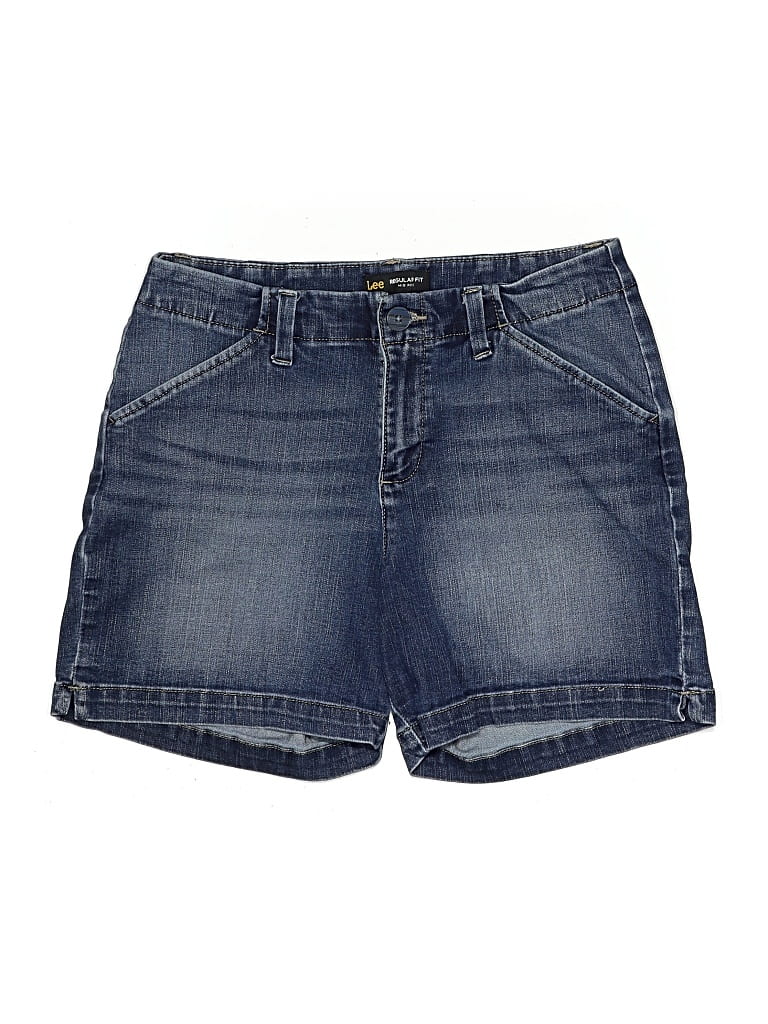 Pre-owned Lee Denim Shorts In Blue