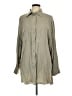 Glam Gray Long Sleeve Button-Down Shirt Size M - photo 1