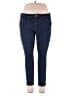 Old Navy Solid Blue Jeans Size S (estimated) - photo 1