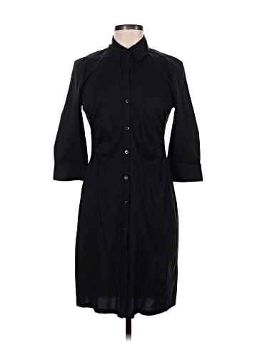 Express Design Studio 3/4 Sleeve Button-Down Shirt (view 1)