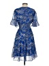 Max Studio Paisley Blue Cocktail Dress Size S - photo 2