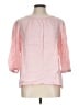 Boden 100% Linen Pink 3/4 Sleeve Blouse Size 10 - photo 1