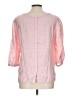 Boden 100% Linen Pink 3/4 Sleeve Blouse Size 10 - photo 2