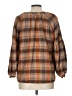 Universal Thread 100% Cotton Brown Long Sleeve Blouse Size L - photo 2