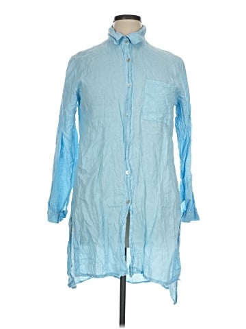 MADE IN ITALY Long Sleeve Button-Down Shirt (view 1)