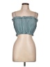 Lulus 100% Cotton Teal Tank Top Size L - photo 1