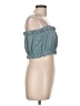 Lulus 100% Cotton Teal Tank Top Size L - photo 4
