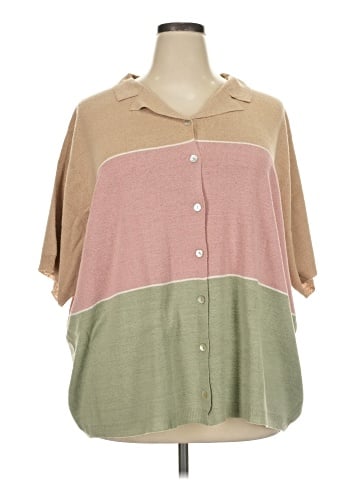 Brownstone Studio New York Short Sleeve Silk Top (view 1)