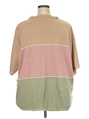 Brownstone Studio New York Short Sleeve Silk Top (view 2)