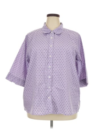 American Sweetheart 3/4 Sleeve Button-Down Shirt (view 1)