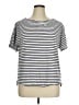 Boden Stripes Silver Short Sleeve T-Shirt Size XL - photo 1