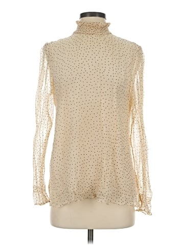 Sundance Long Sleeve Silk Top (view 1)