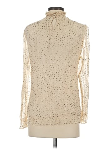 Sundance Long Sleeve Silk Top (view 2)