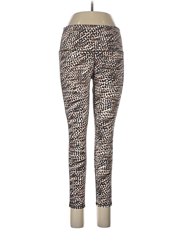 Pre-owned Move Theology Leggings In Gold