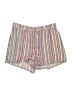 Madewell Stripes Silver Shorts Size M - photo 1