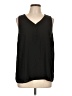 Torrid 100% Polyester Solid Black Sleeveless Blouse Size Lg Plus (0) - photo 1