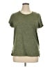 Athleta Tweed Green Short Sleeve T-Shirt Size XL - photo 1