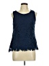 Ultra Pink 100% Polyester Blue Sleeveless Blouse Size M - photo 1