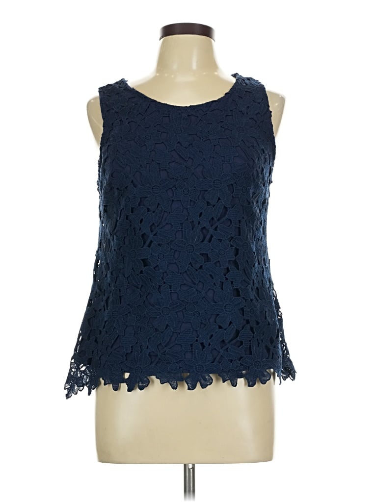 Pre-owned Ultra Pink Sleeveless Blouse In Blue