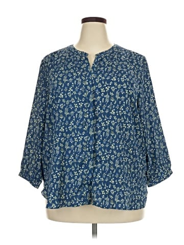 Jachs Girlfriend 3/4 Sleeve Blouse (view 1)