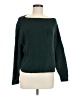 French Connection Solid Green Pullover Sweater Size M - photo 1