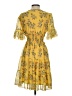 Max Studio 100% Polyester Floral Yellow Cocktail Dress Size S - photo 2