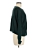 French Connection Solid Green Pullover Sweater Size M - photo 4