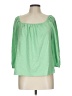 Boden 100% Cotton Green 3/4 Sleeve Top Size L - photo 1