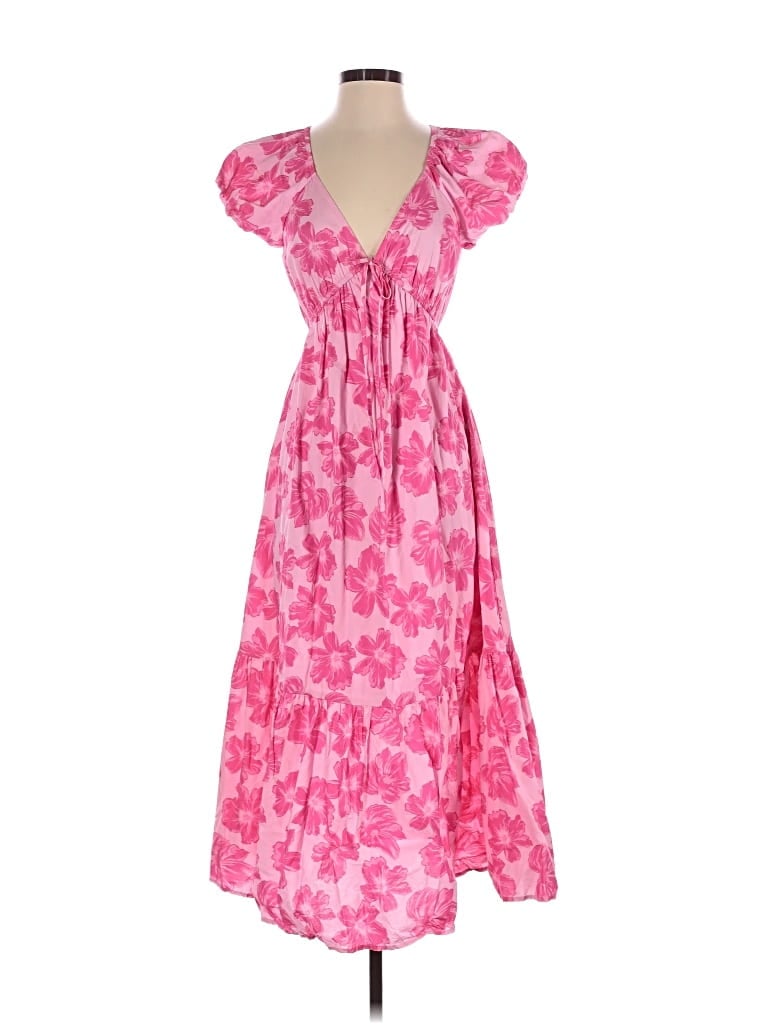 Pre-owned Moon River Casual Dress In Pink