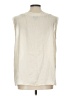 Talbots 100% Polyester Ivory Sleeveless Blouse Size L - photo 2